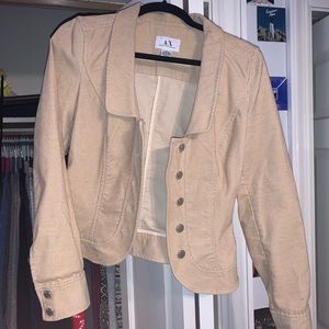 ARMANI EXCHANGE TAN JACKET